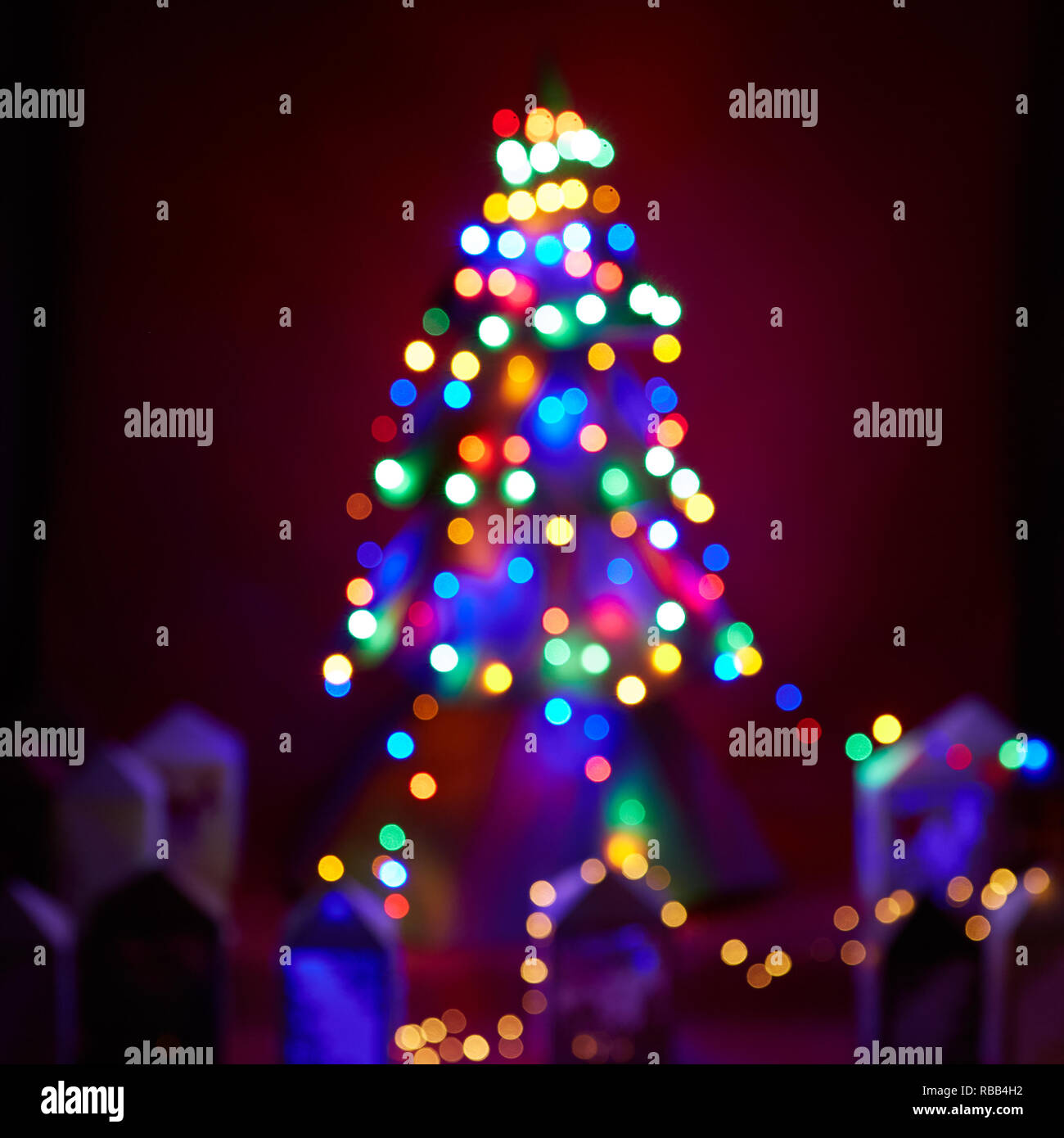 Artistic style - Defocused urban abstract texture background for your design Stock Photo