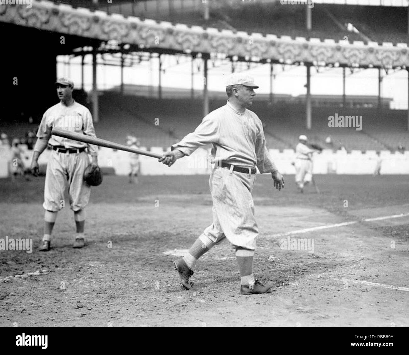 John McGraw, New York Giants at the Polo Grounds, New York 1914 Stock