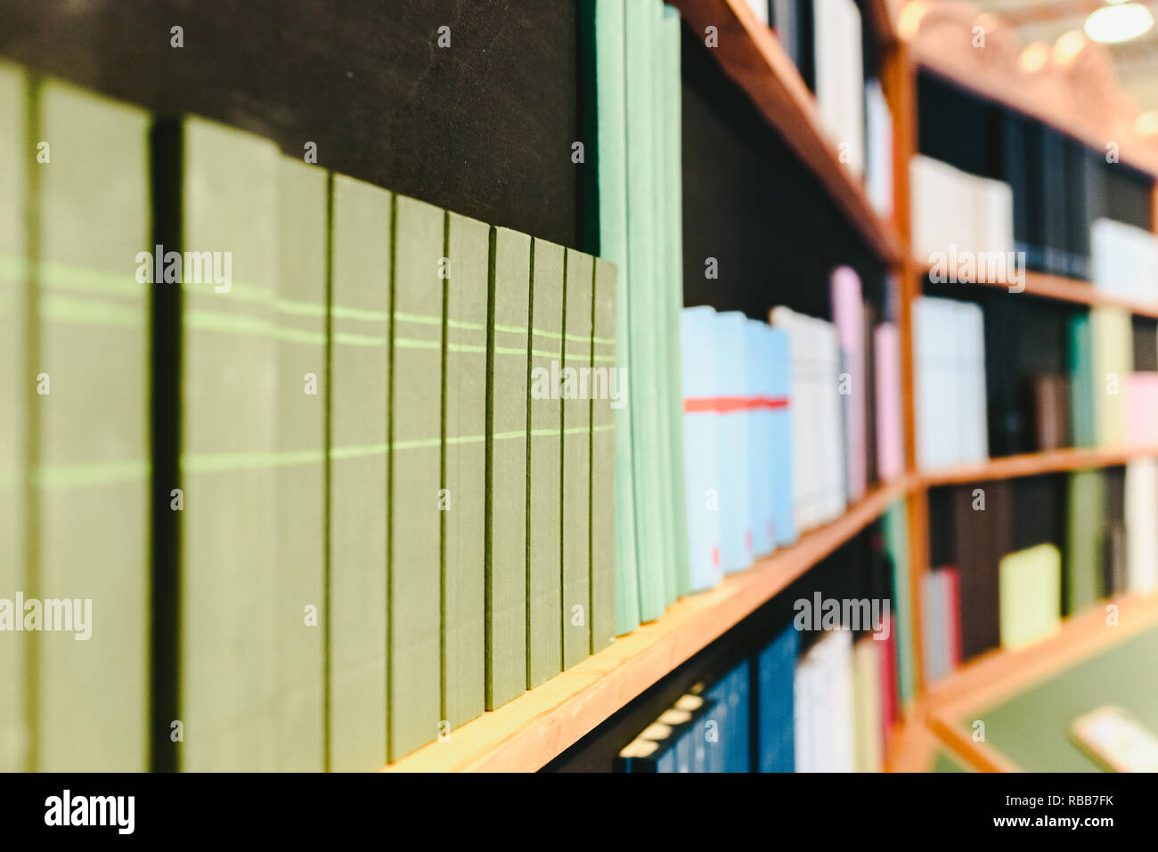 Shelves With Fake Books For Decoration Stock Photo 230743399 Alamy