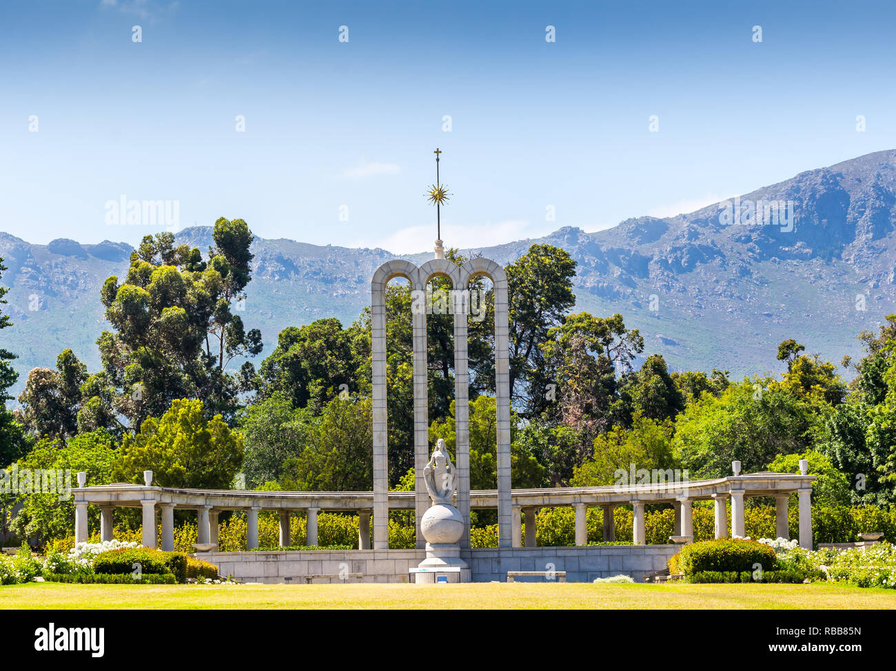 French Huguenot Monument in Franschhoek, Western Cape South Africa