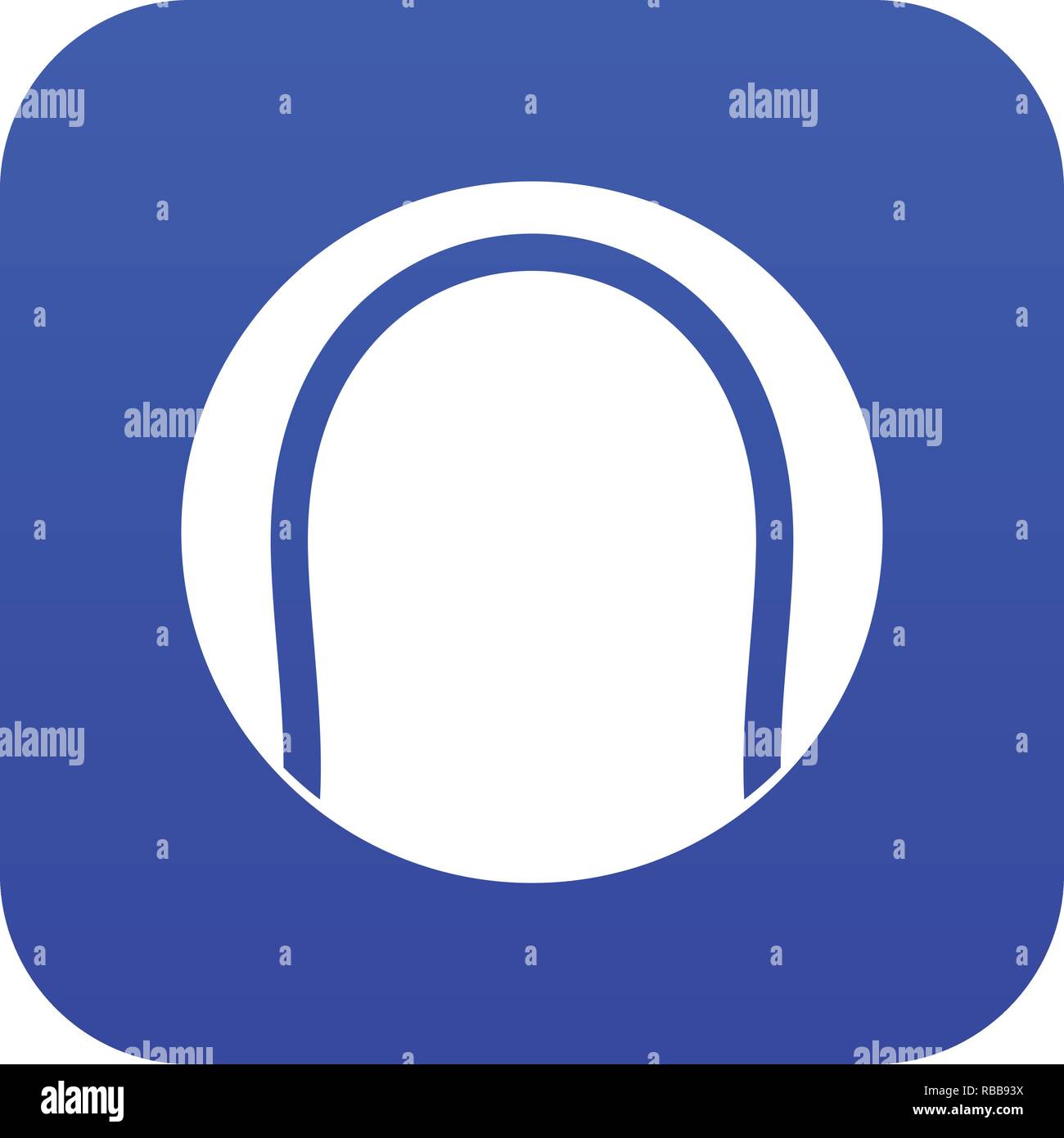 Black and white tennis ball icon digital blue Stock Vector Image & Art ...