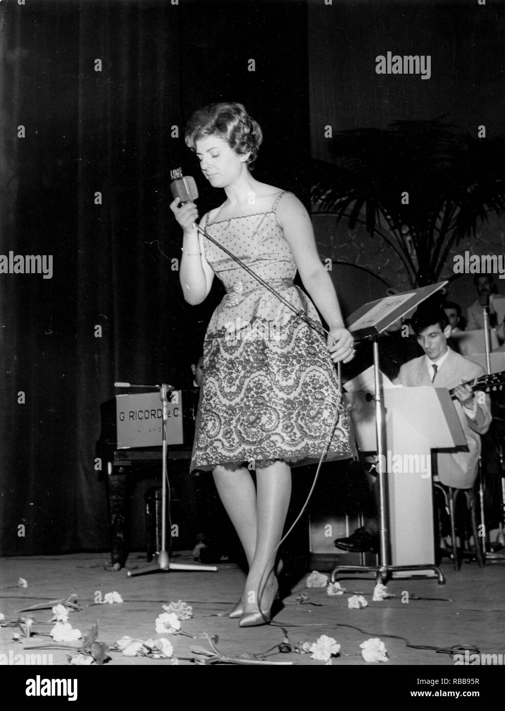 tonina torielli, sei giorni della canzone 1961 Stock Photo