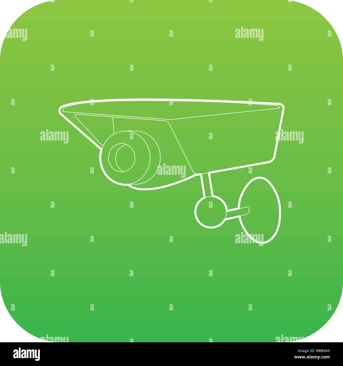 Security camera icon green vector Stock Vector Image & Art Alamy