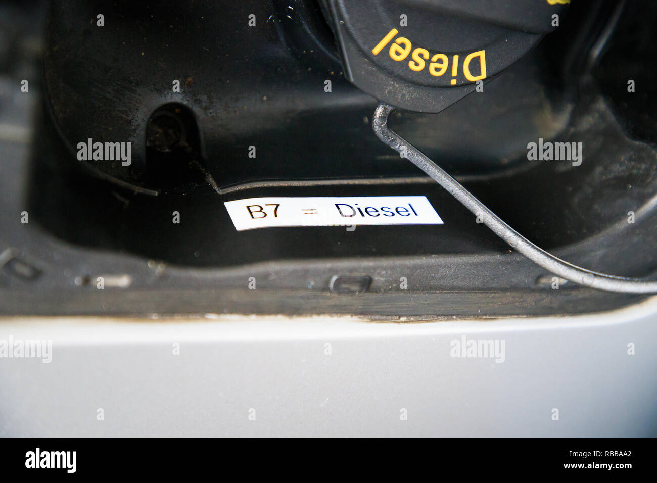 New B7 marking for EU fuel as standard for europe when refuel diesel