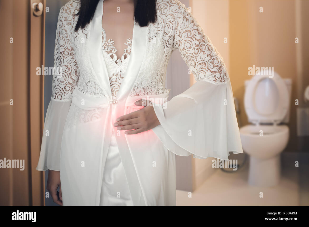 long white satin nightgown