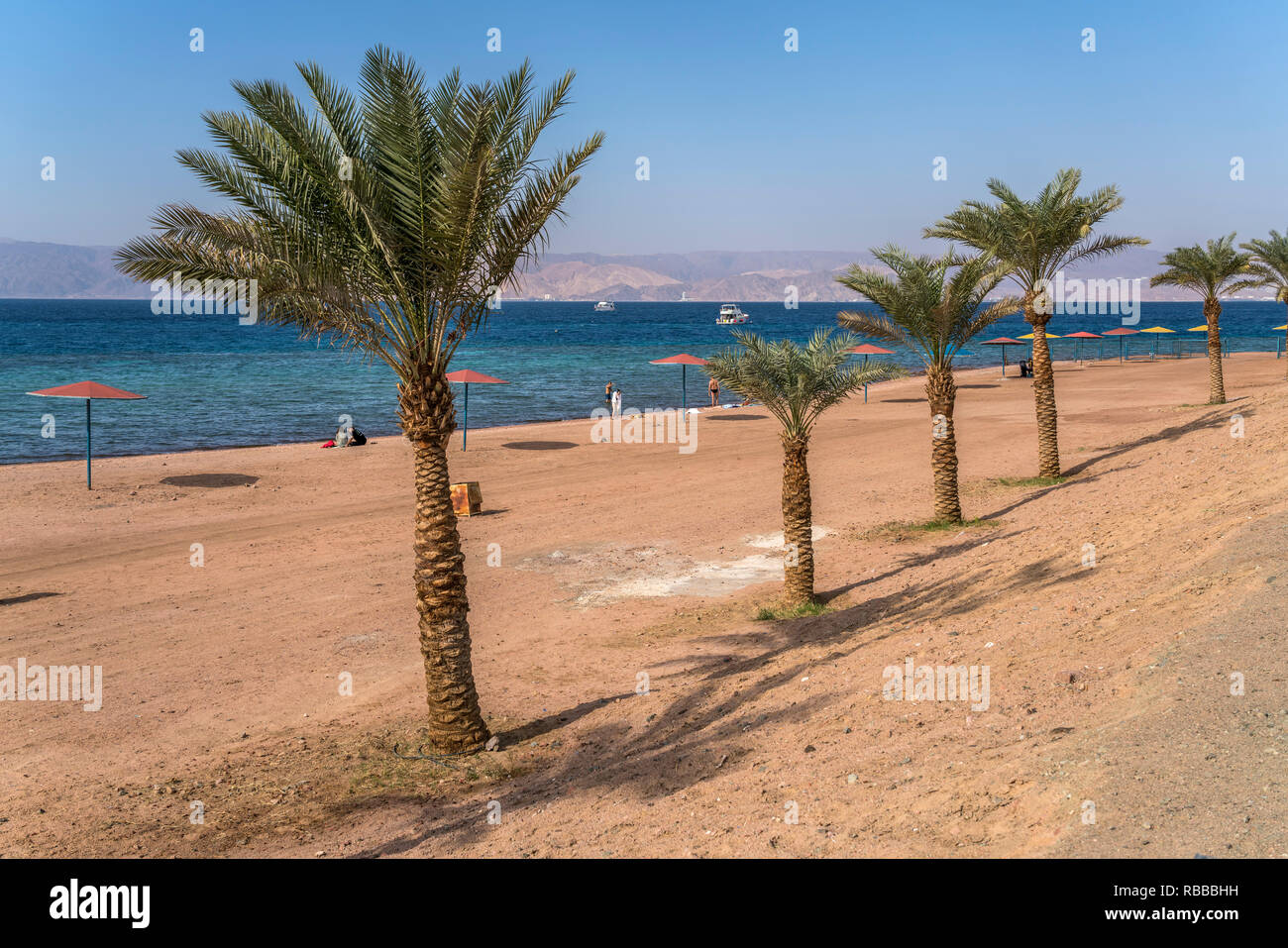 South Beach in Akaba, Jordanien, Asien | South Beach in Aqaba, Jordan, Asia  Stock Photo - Alamy
