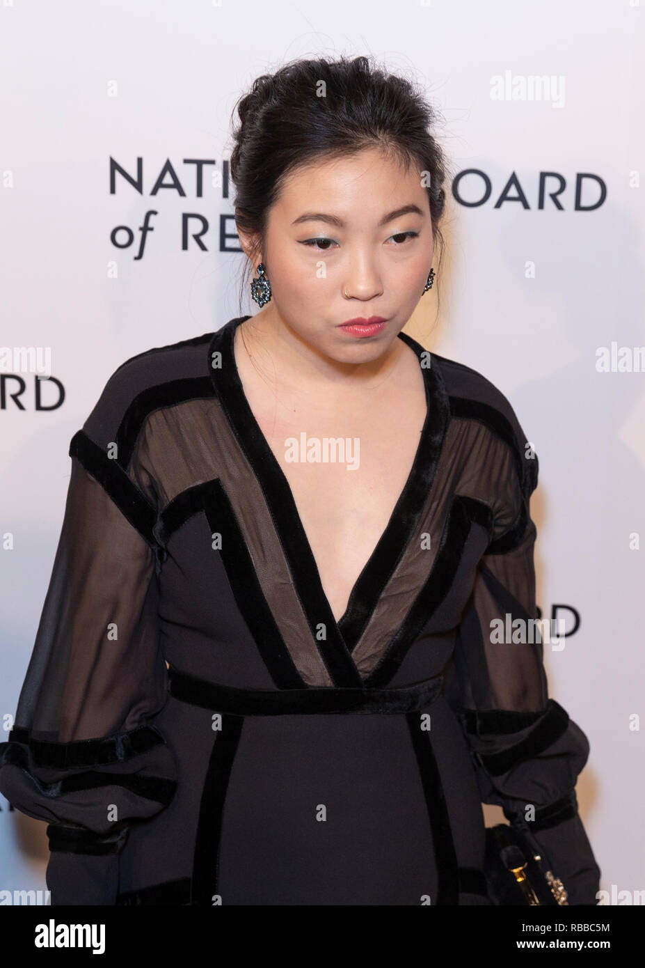 Awkwafina Nora Lum attends National Board of Review 2019 Gala at Cipriani 42nd street (Photo by
