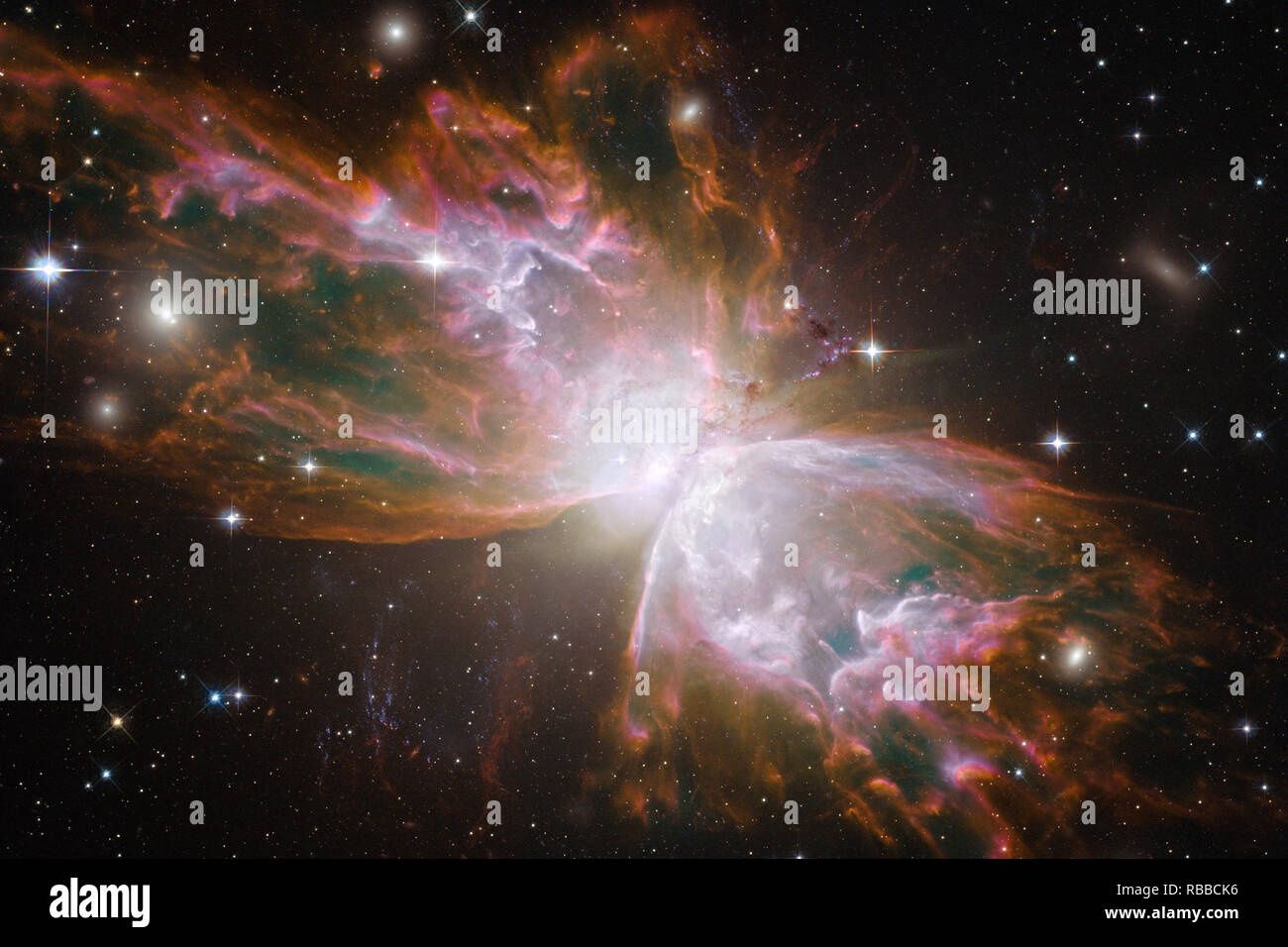 Stars, galaxies and nebulas in awesome cosmic image. Elements of this ...