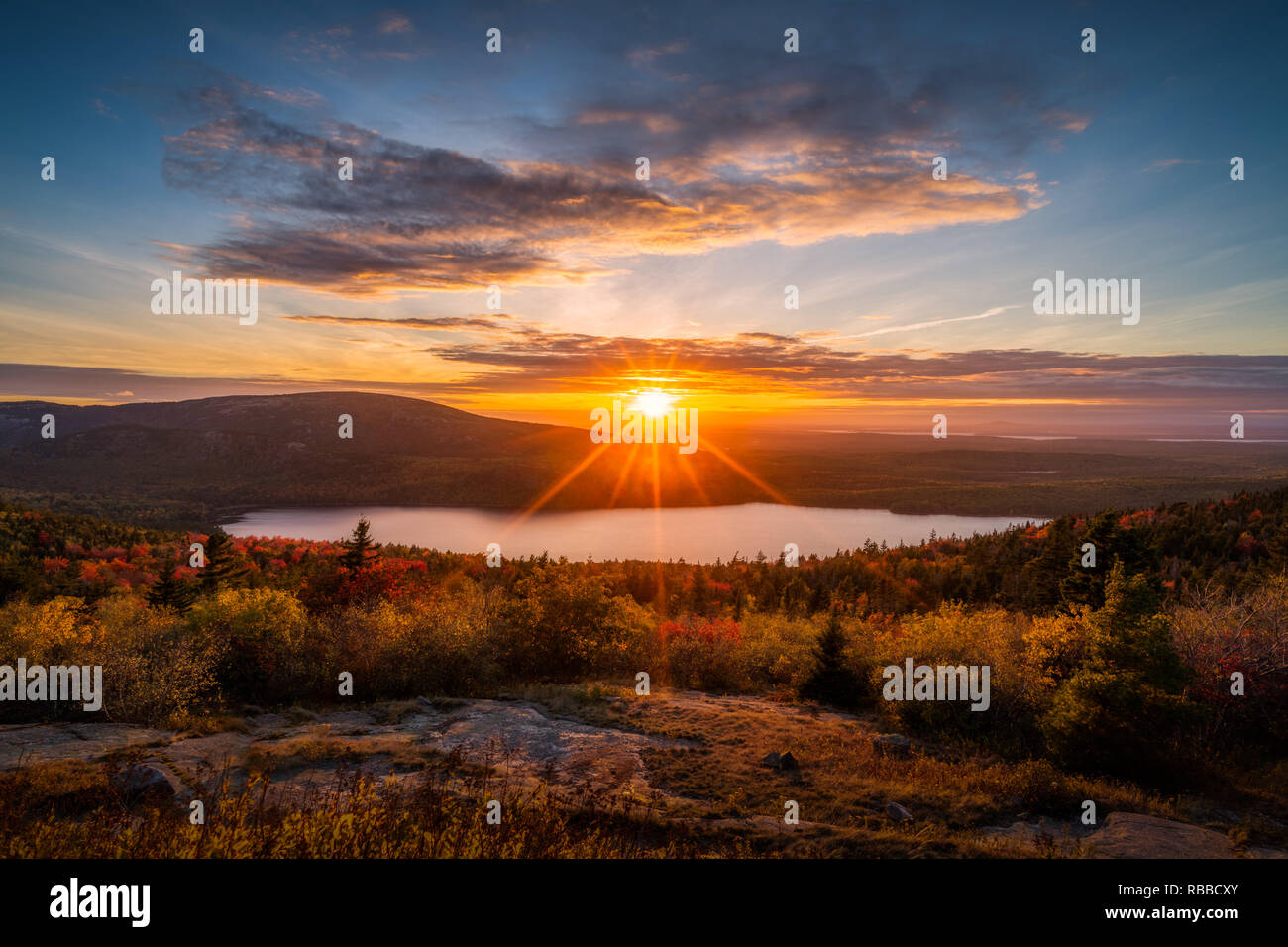 Autumn colors landscape Stock Photo - Alamy