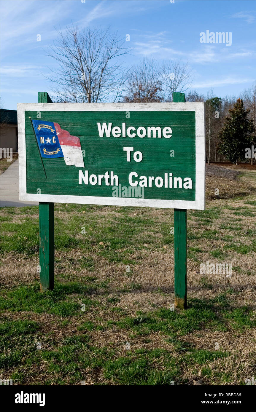north carolina road sign hires stock photography and images