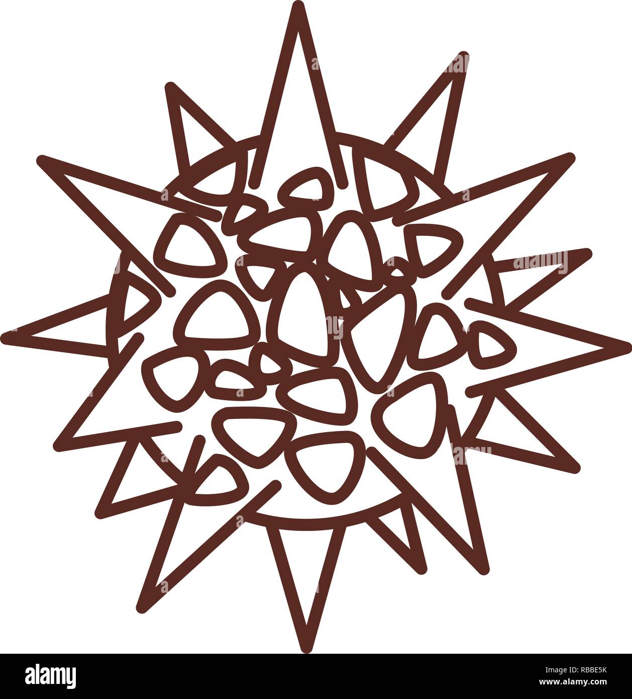anatomy human microbes Stock Vector
