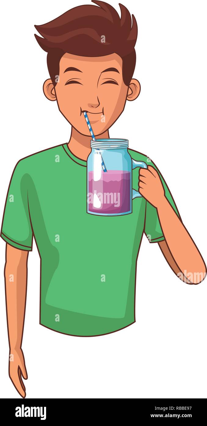 young man cartoon Stock Vector Image & Art - Alamy