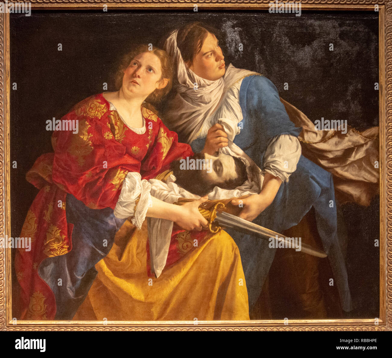'Judith and her maidservant with the head of Holofernes' by Orazio