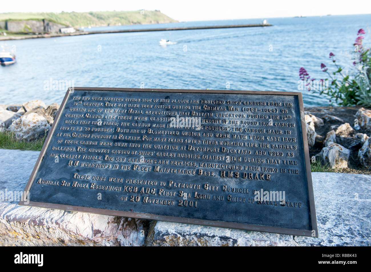 HMS Drake, Plymouth Stock Photo Alamy