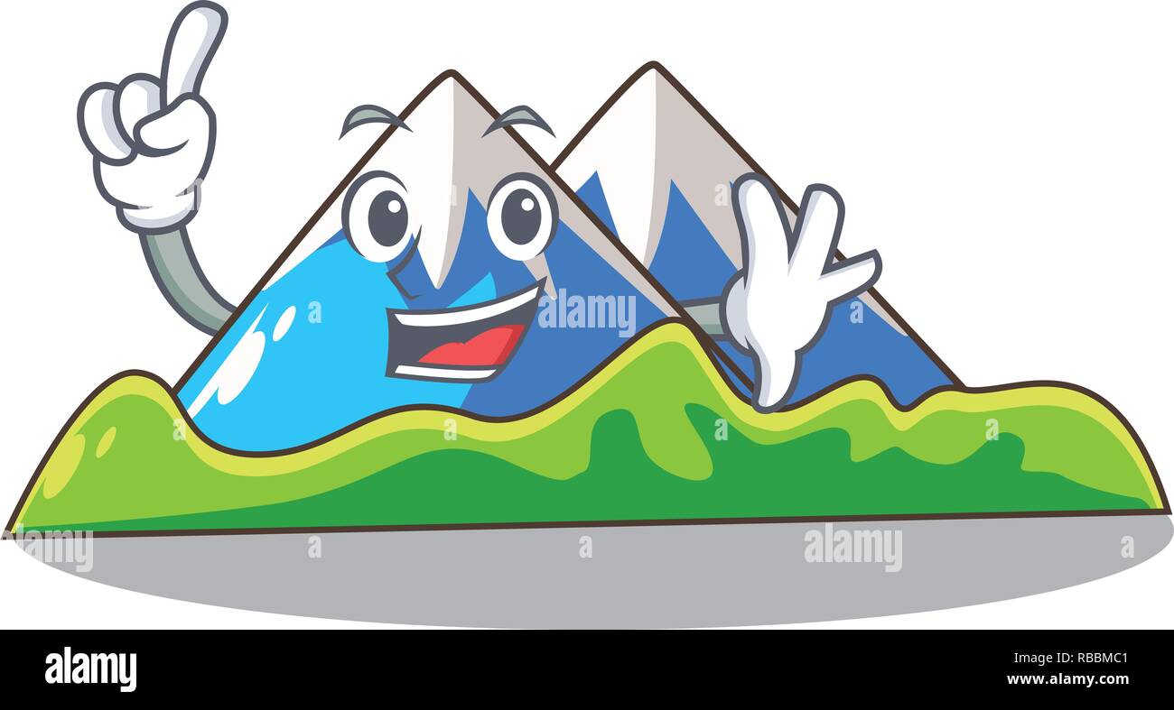 Finger mountain cartoon images are very beautiful Stock Vector Image ...