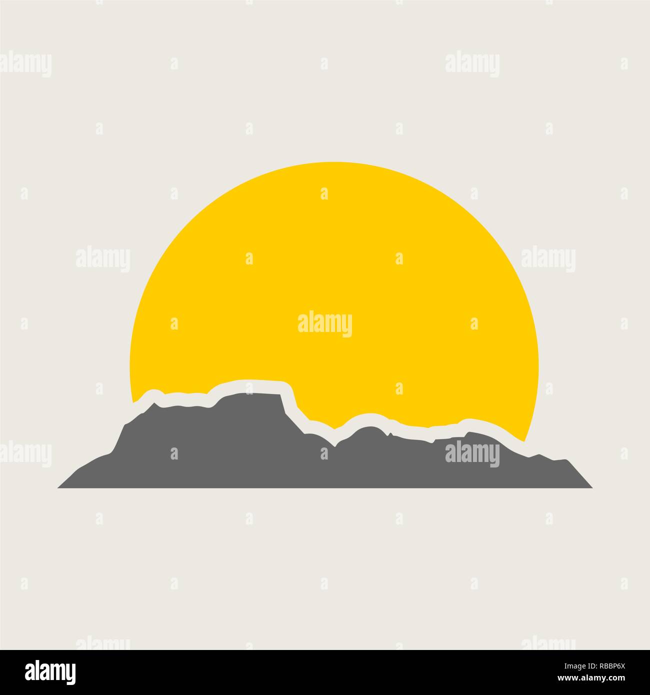 Mountain emblem design Stock Vector Image & Art - Alamy