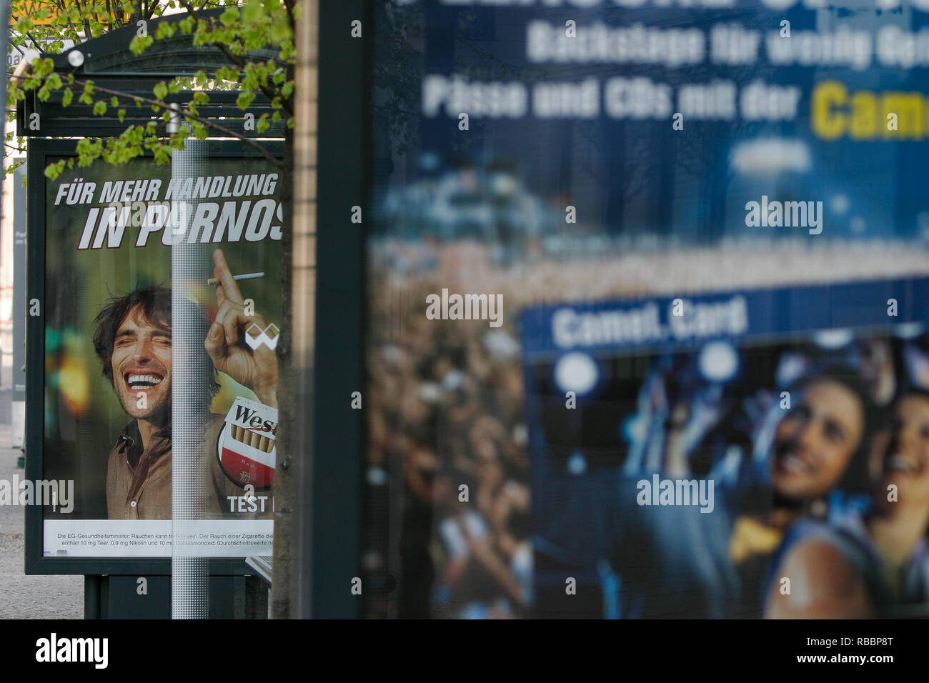 Advertising pannels, Berlin, Germany Stock Photo - Alamy