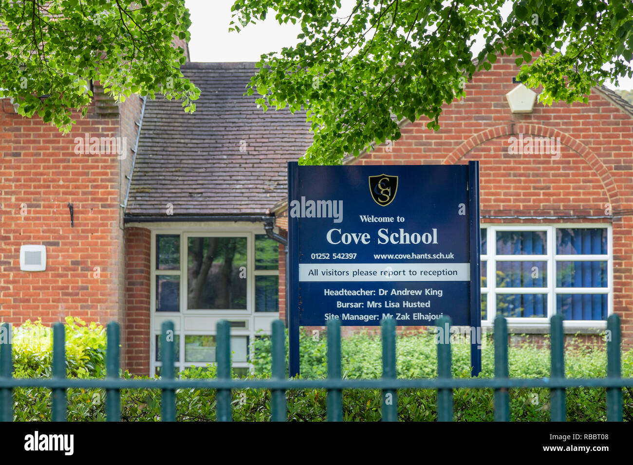 Cove School, St Johns Road, Farnborough, Hampshire, UK Stock Photo Alamy