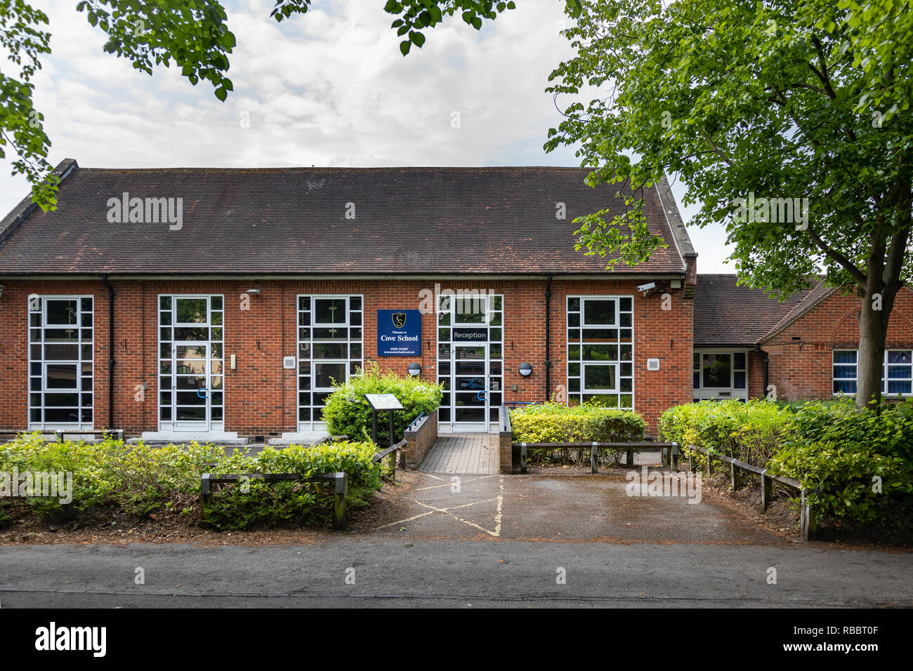 Cove School, St Johns Road, Farnborough, Hampshire, UK Stock Photo
