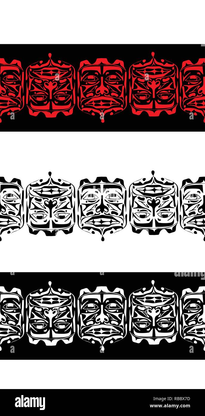 Vector illustration abstract native north american seamless pattern ...