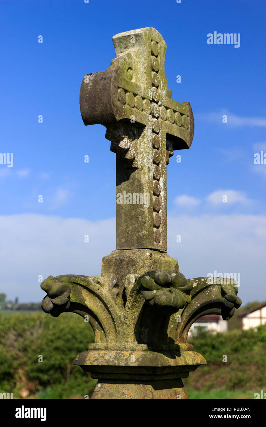 Gravestone at Blackburn Cemetery Stock Photo Alamy