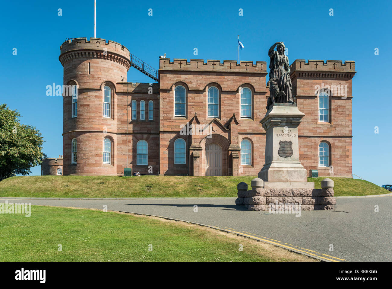 The inverness Castle in Inverness, Scotland, United Kingdom, Europe. Stock Photo