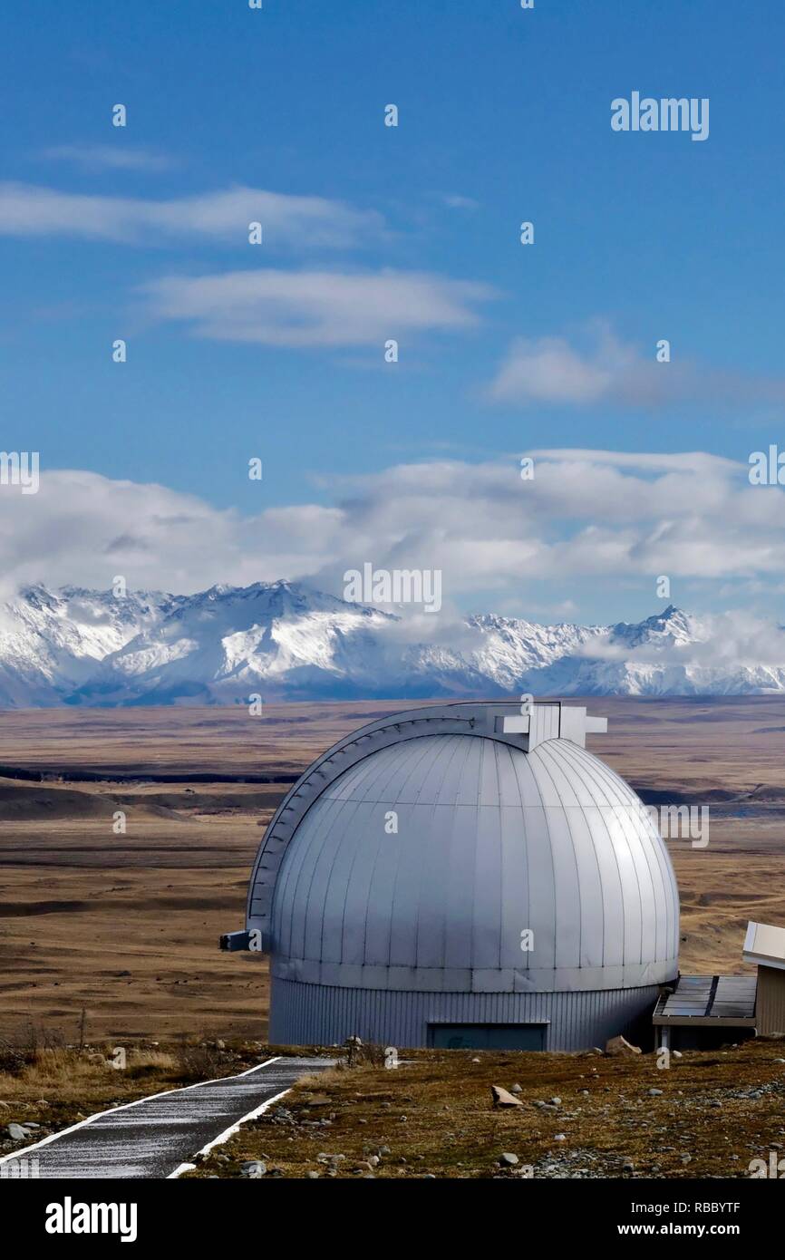 Space Observatory, Lake Tekapo, New Zealand, Stock Photo