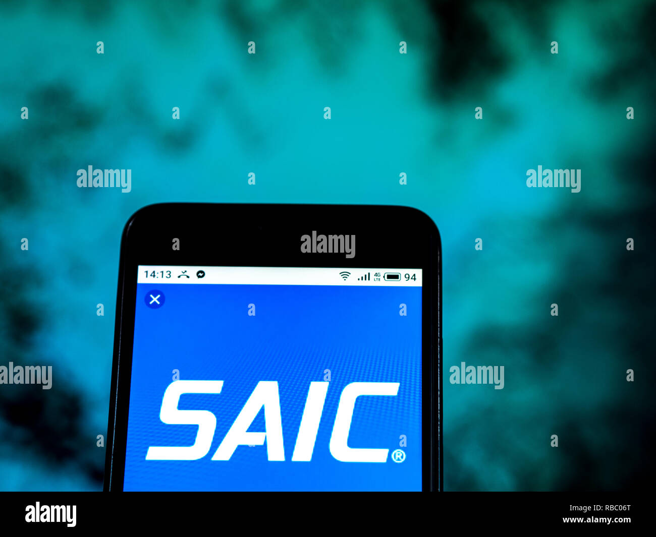 Science Applications International Corporation Information technology company logo seen