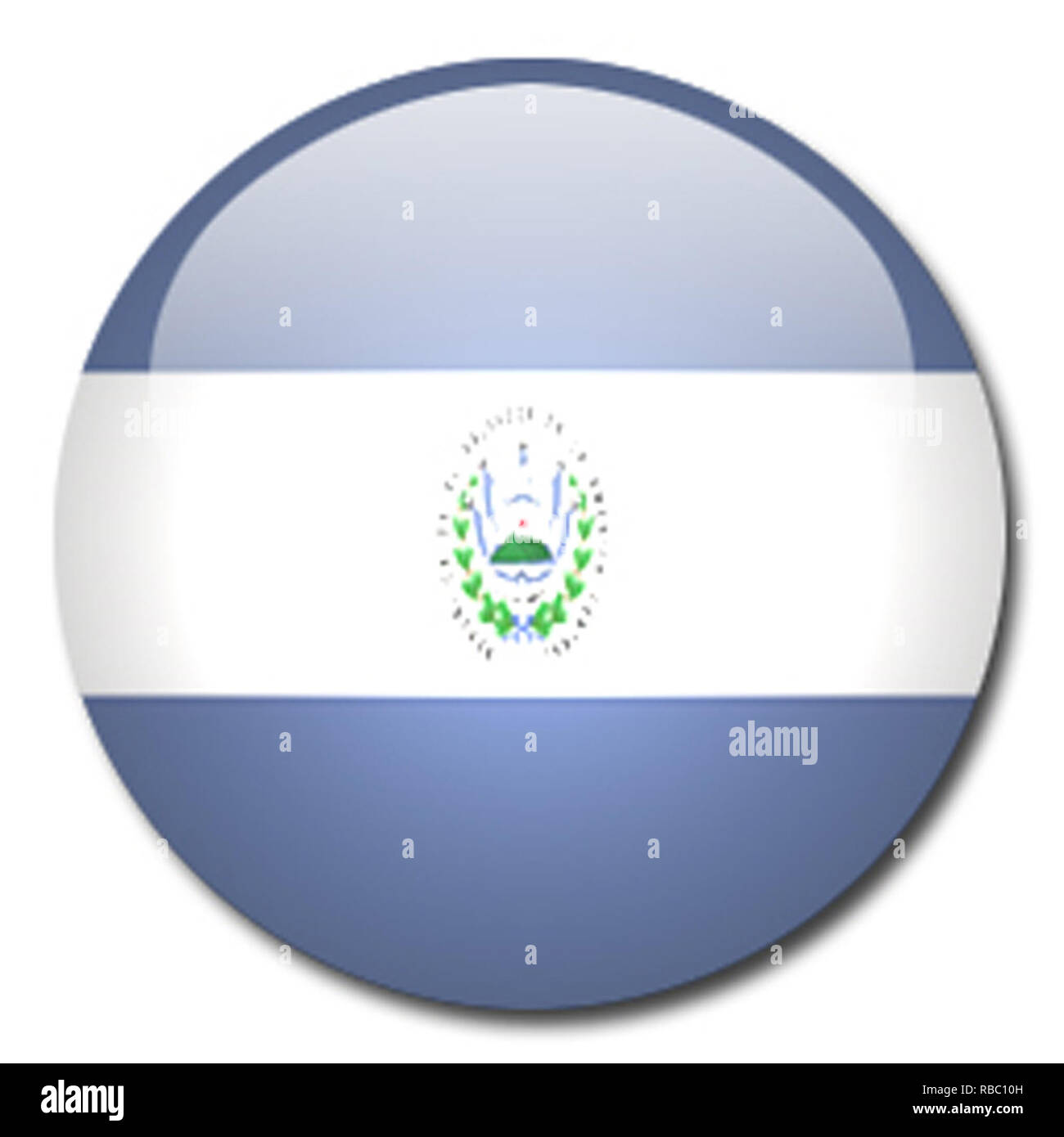 El Salvador flag Stock Photo Alamy