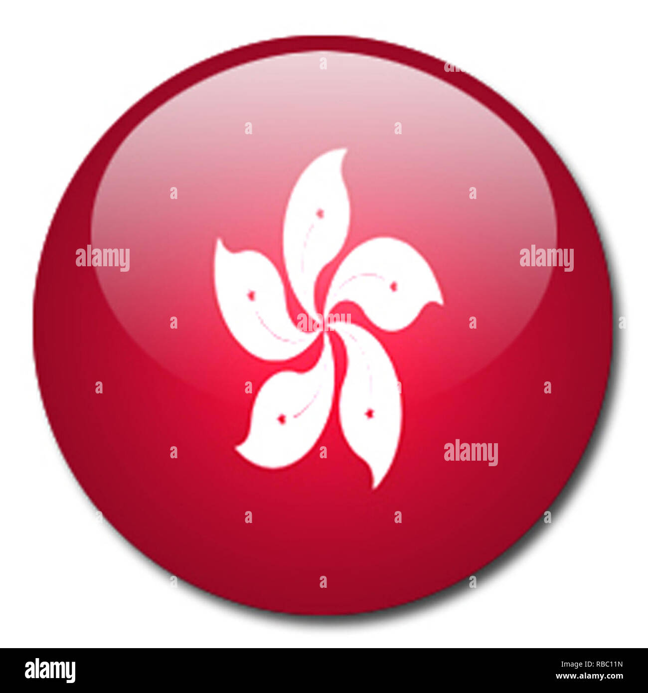 Hong Kong flag Stock Photo - Alamy