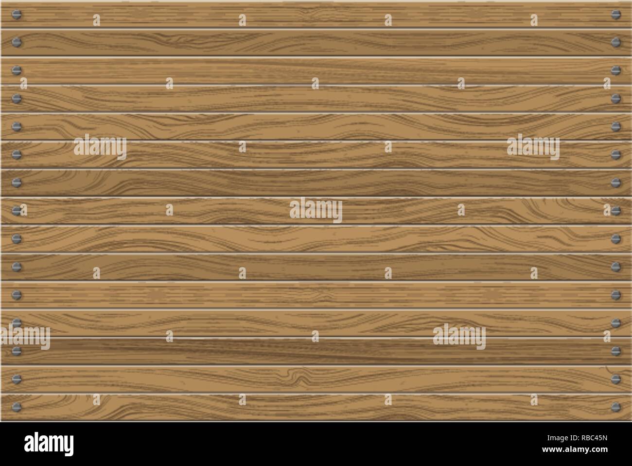 Texture of wood panels horizontal wall, abstract background vector ...