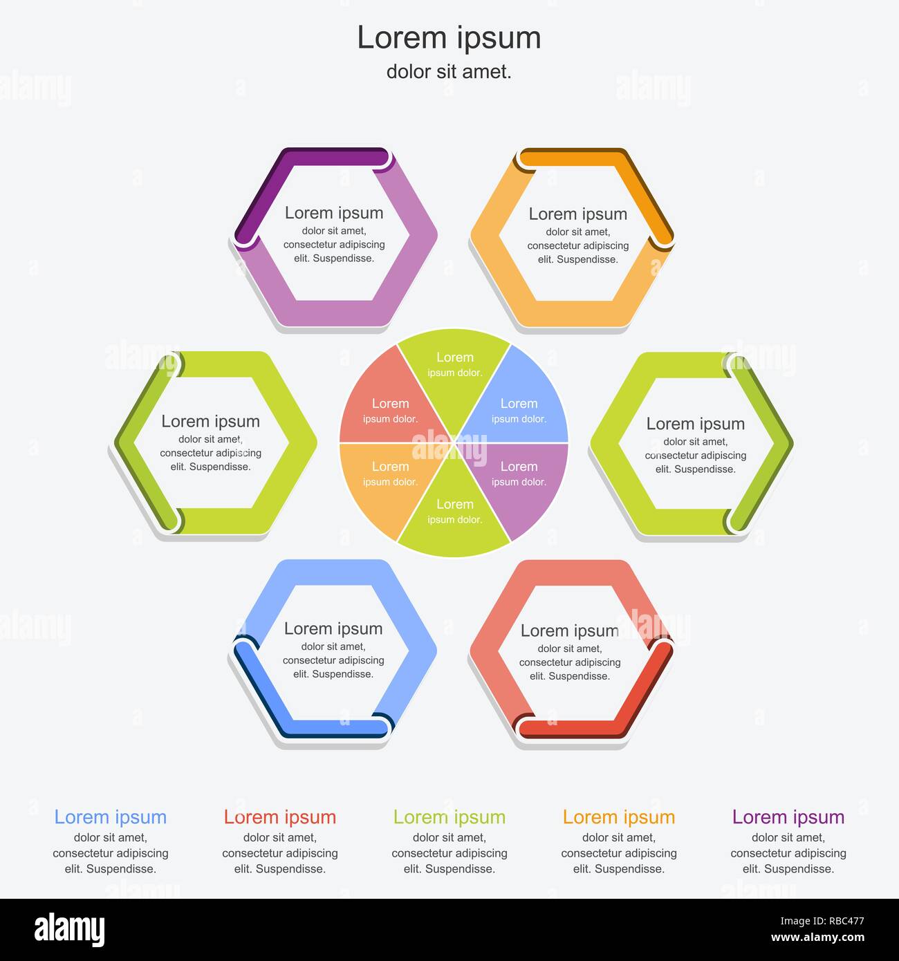 Modern infographics process template,business concept infographic ...