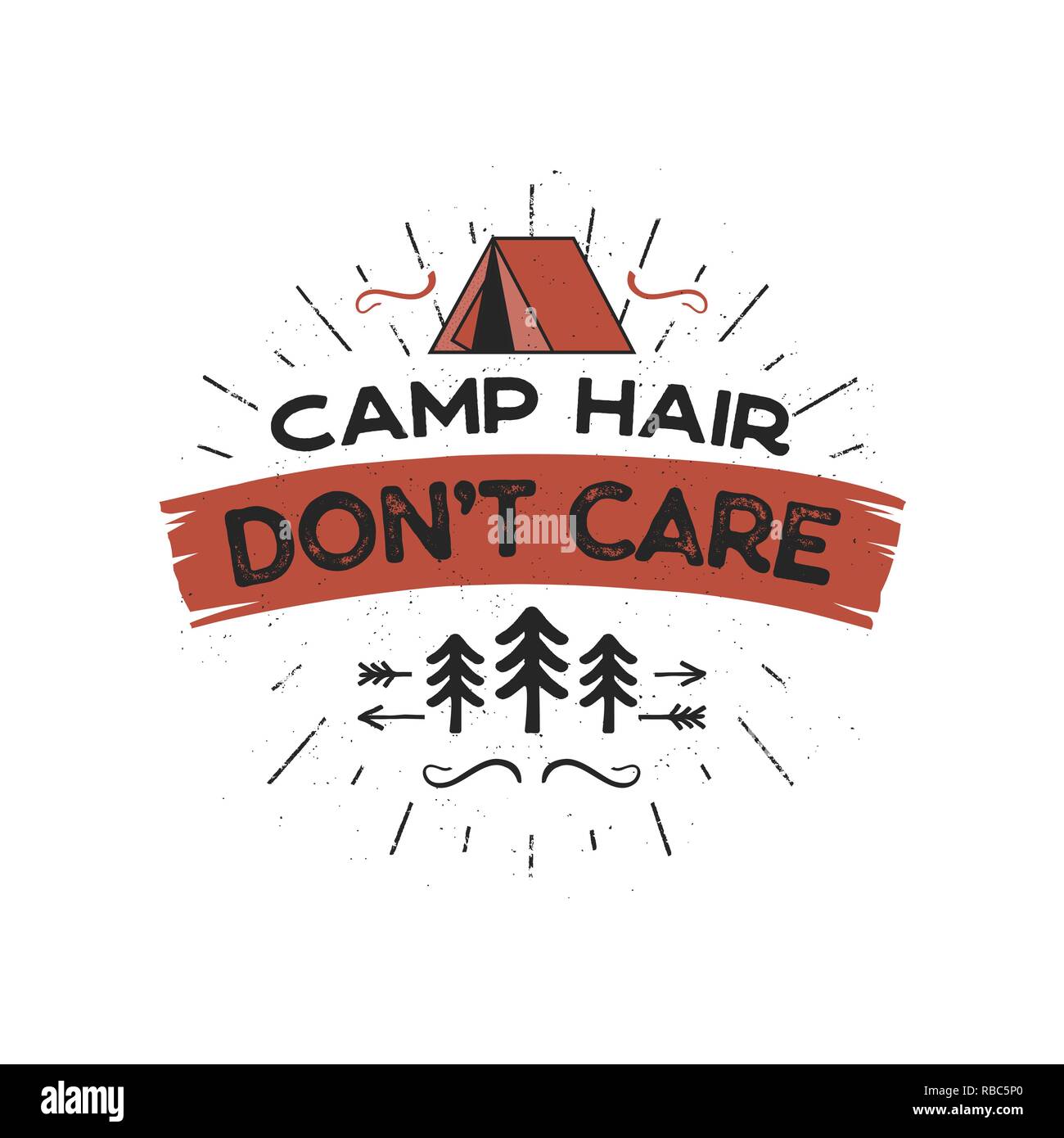 Camp Hair Don't Care T-Shirt Camper Gift Shirt Camp Hair Don't Care T-Shirt Camper Gift Shirt