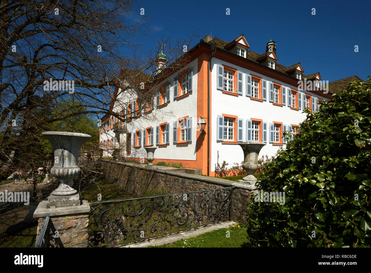 Barockschloss Bürgeln, Schliengen, Markgräflerland, Schwarzwald, Baden-Württemberg, Deutschland Stock Photo