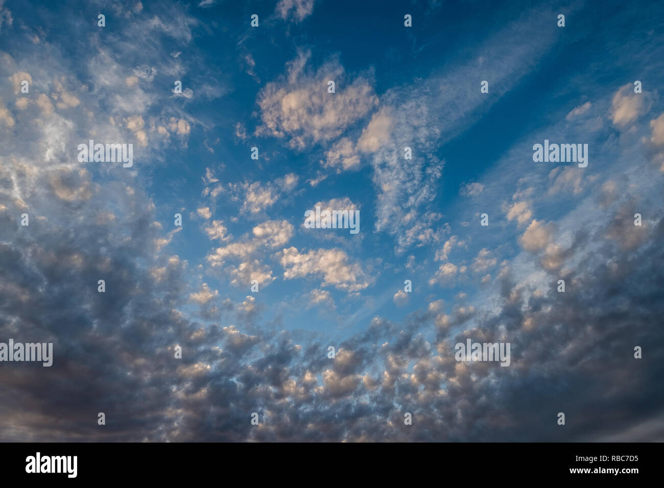 clouds and blue sky Stock Photo