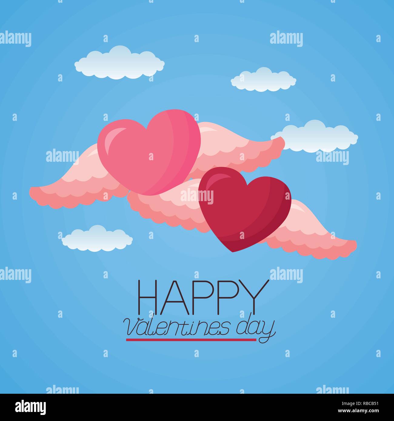 valentine day card Stock Vector Image & Art - Alamy
