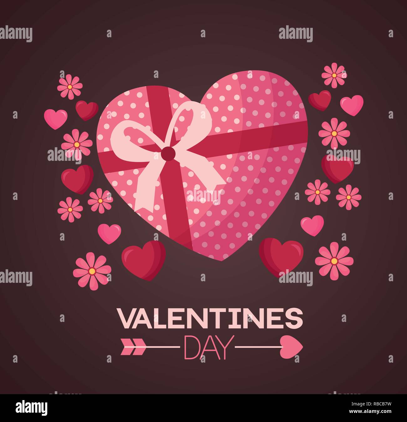 valentine day card Stock Vector Image & Art - Alamy