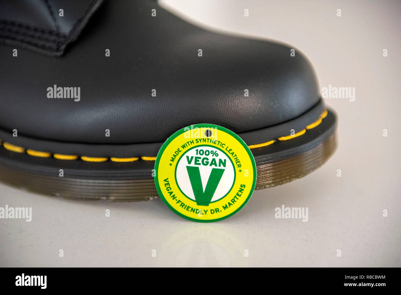 Vegan friendly Dr Martens boots Stock Photo Alamy
