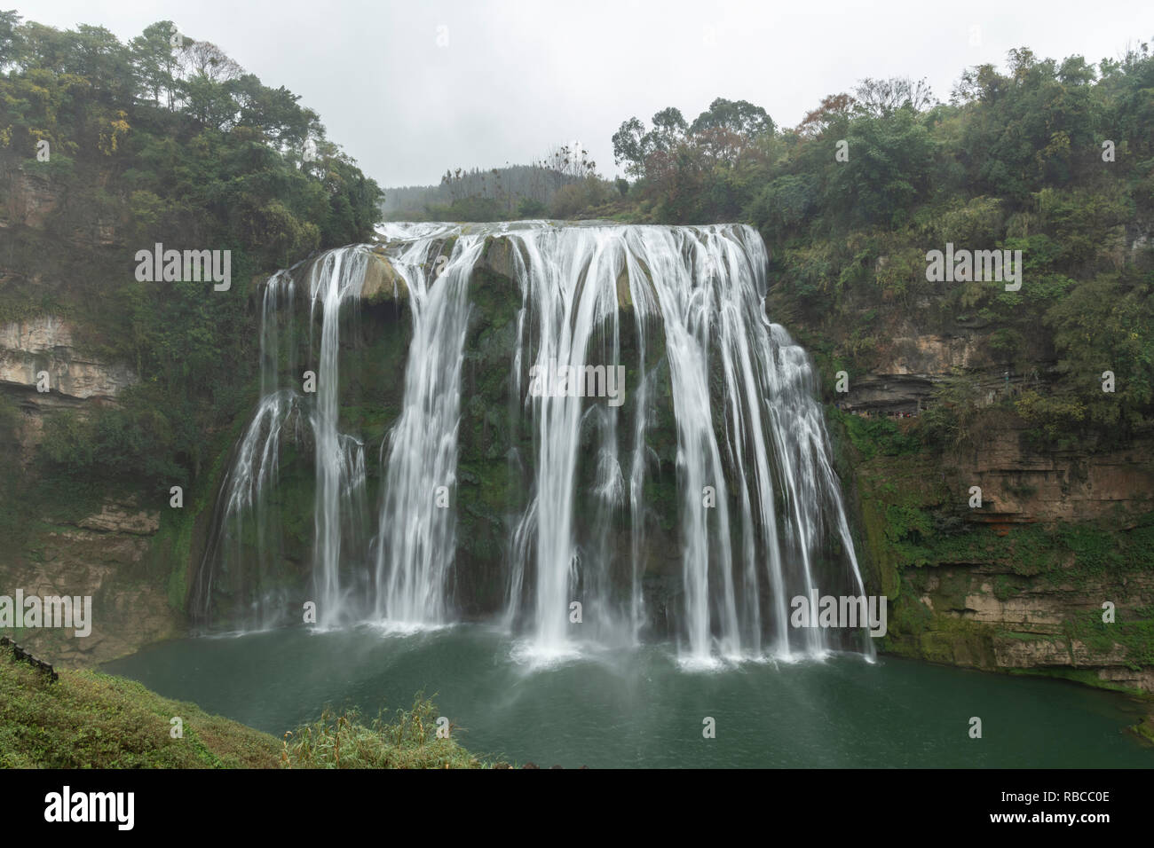 HUANGGUOSHU,ANSHUN CITY, GUIZHOU,CHINA DECEMBER 10 2018 Tianxingqiao