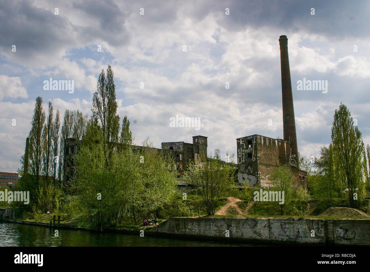 Industrial wasteland, Berlin, Germany Stock Photo Alamy