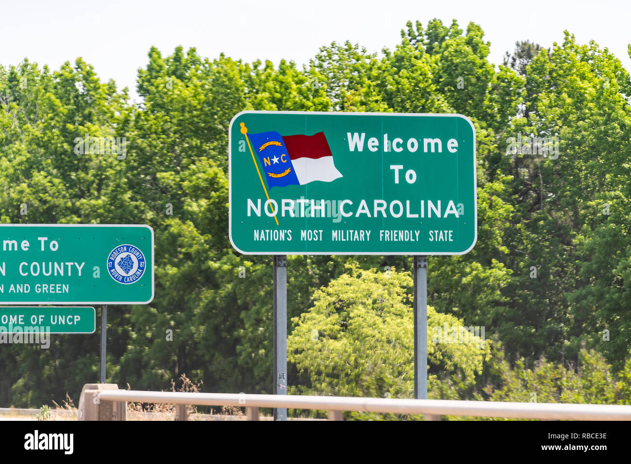 North carolina sign hires stock photography and images Alamy
