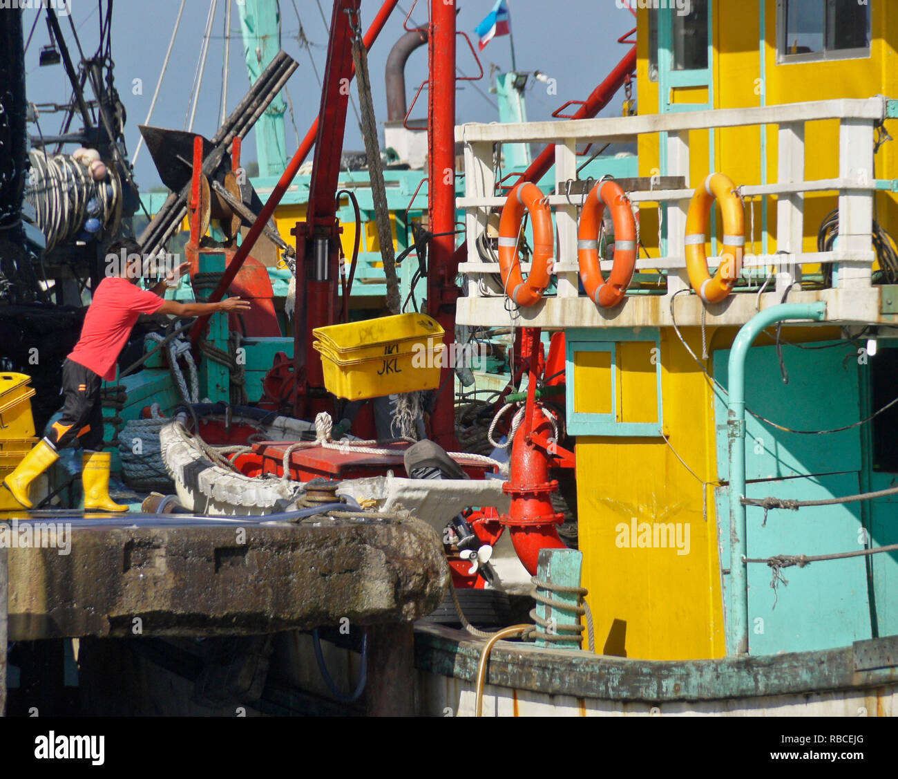 Fishing boat sabah hi-res stock photography and images - Alamy