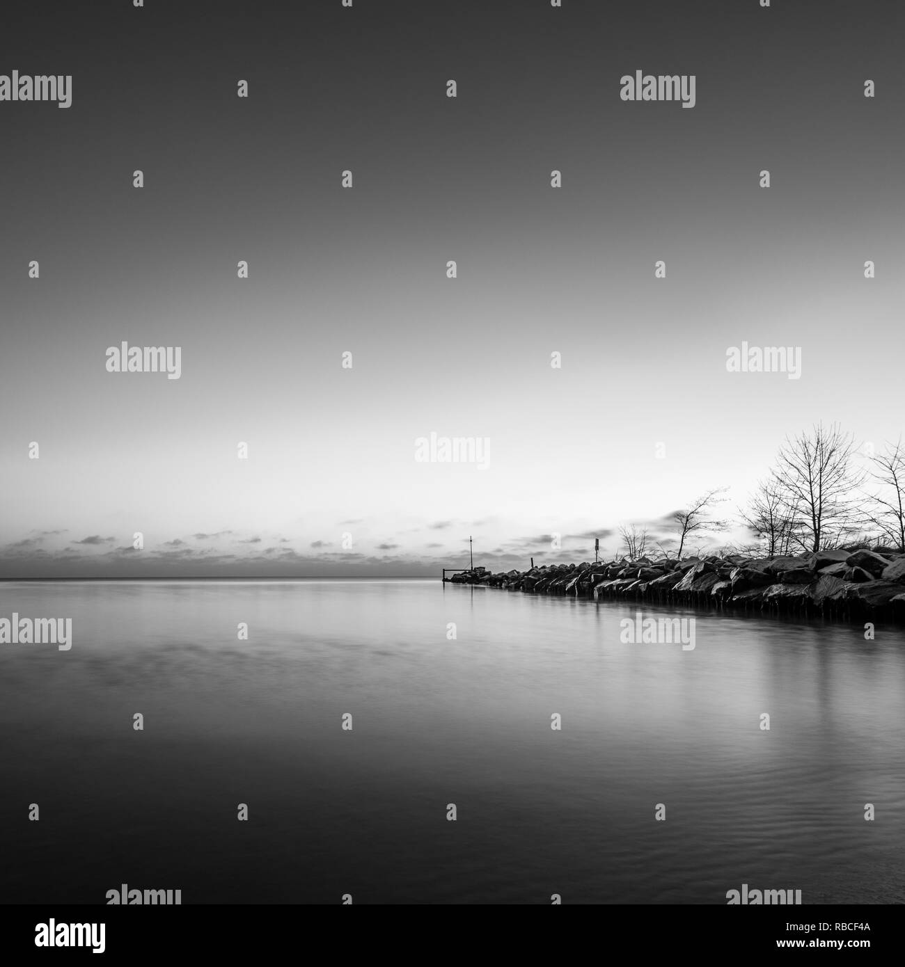 Simple sunrise Black and White Stock Photos & Images - Alamy