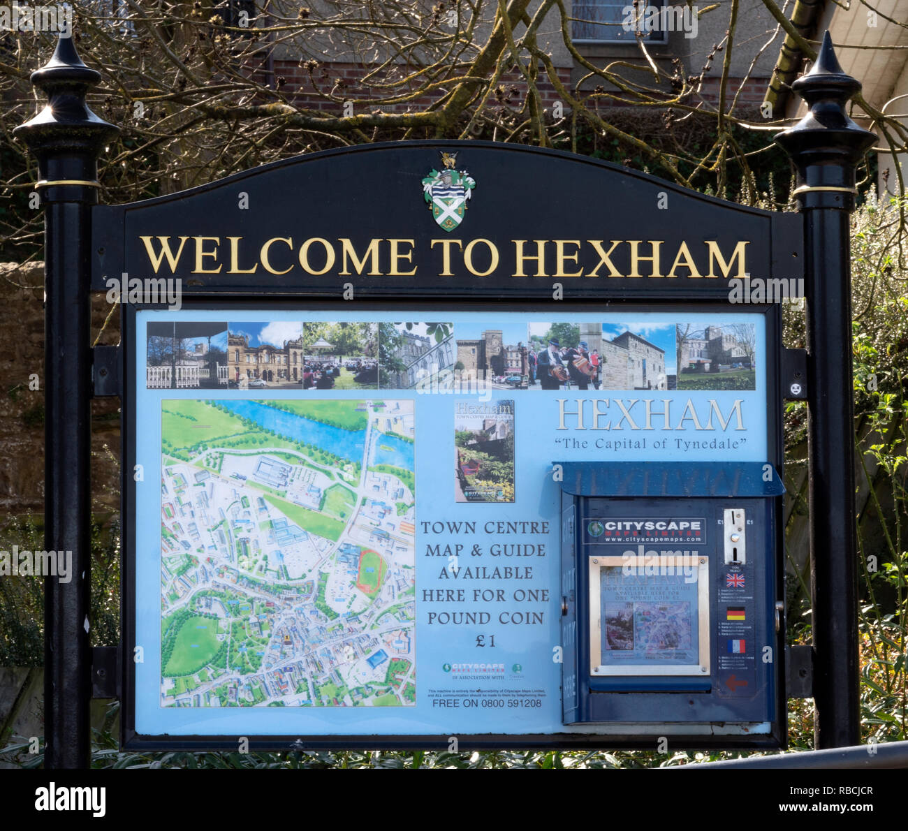 Hexham town centre hires stock photography and images Alamy