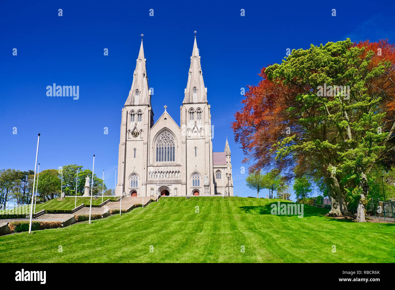Northern Ireland, Armagh, St Patricks Roman Catholic Cathedral. Stock Photo