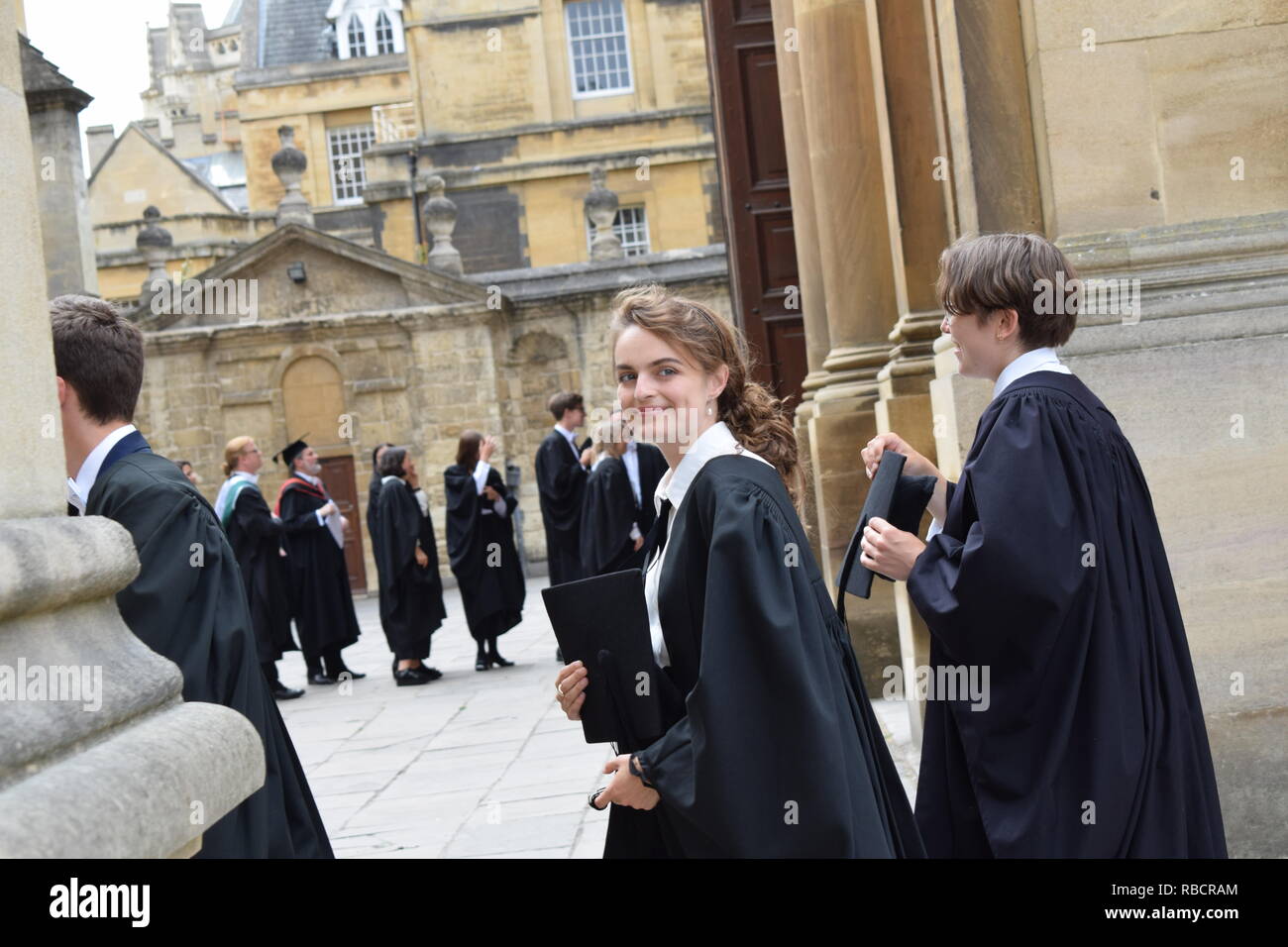 University of oxford female graduate hires stock photography and