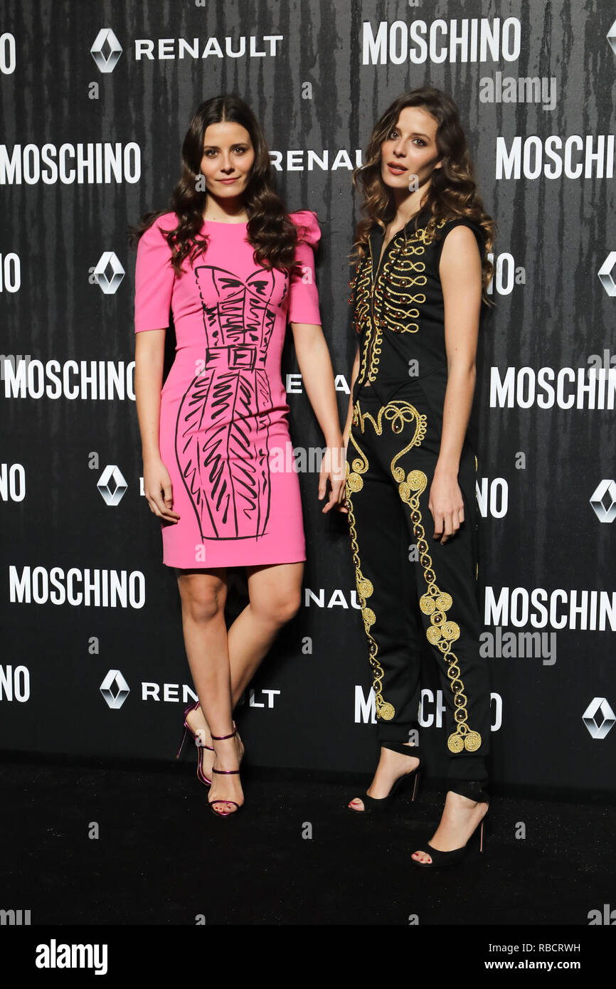 Rome, Cinecittà studios, Moschino fashion show. In the picture: Greta