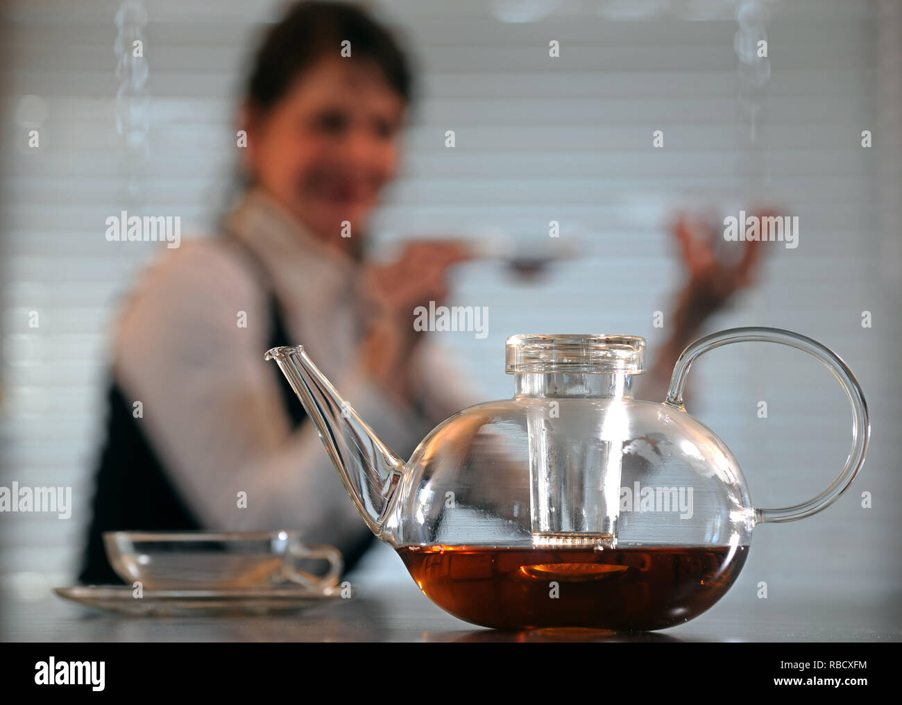 Bremen Deutschland 04th Feb 2010 Illustration A Coworker Of