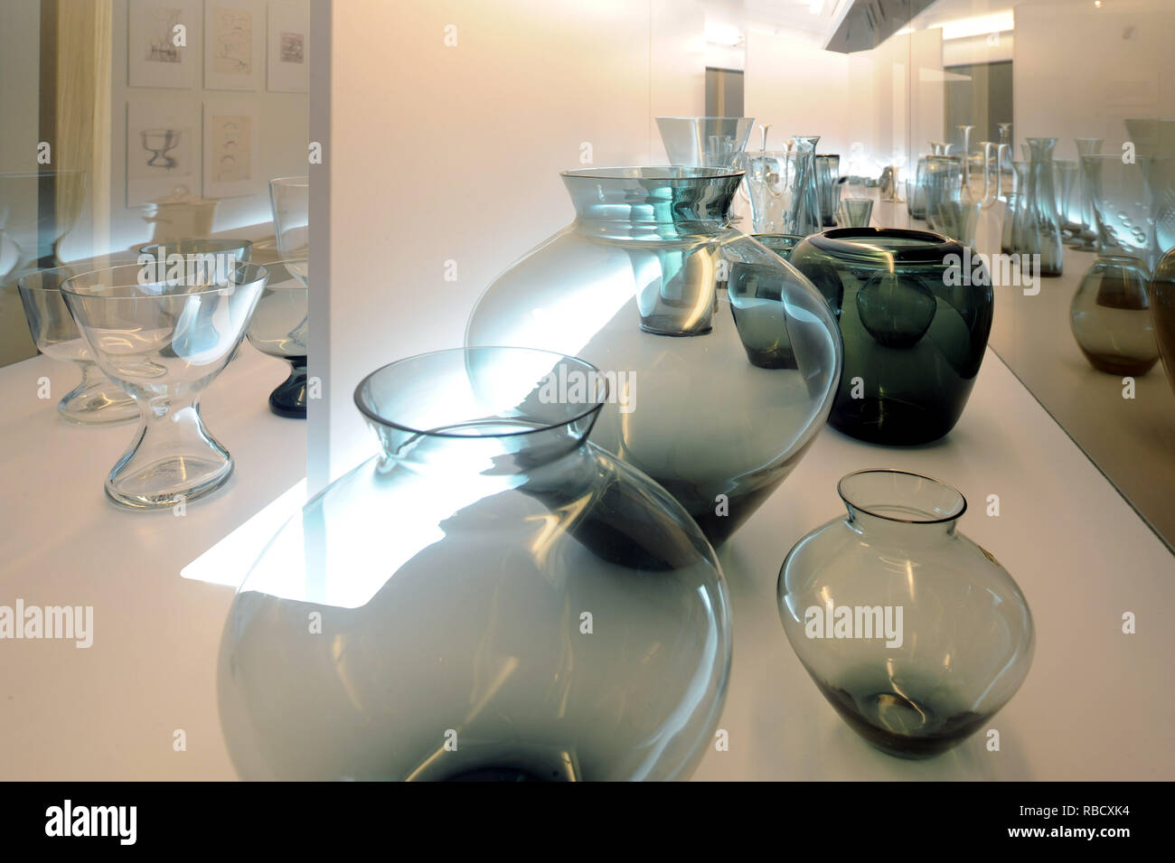 Bremen Deutschland 14th Apr 2010 A Series Of Glass Vases