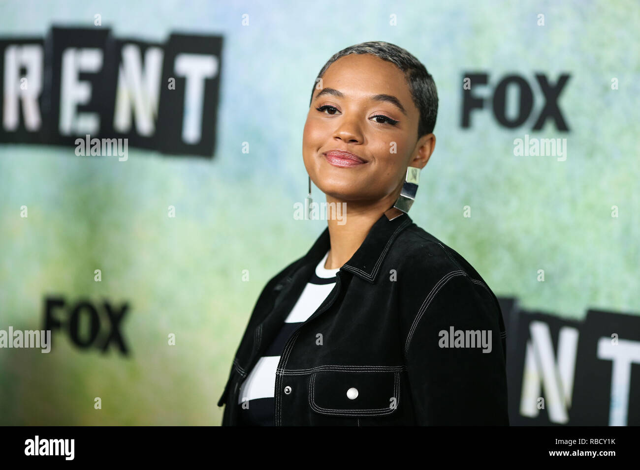 Los Angeles, USA. 8th January, 2019. Actress Kiersey Clemons arrives at